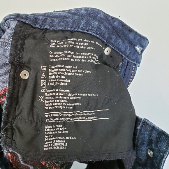 BDG Southwest Tribal Embroidered Shorts 24 - Picture 10 of 11